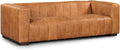Poly & Bark Canale Leather Couch by POLYBARK