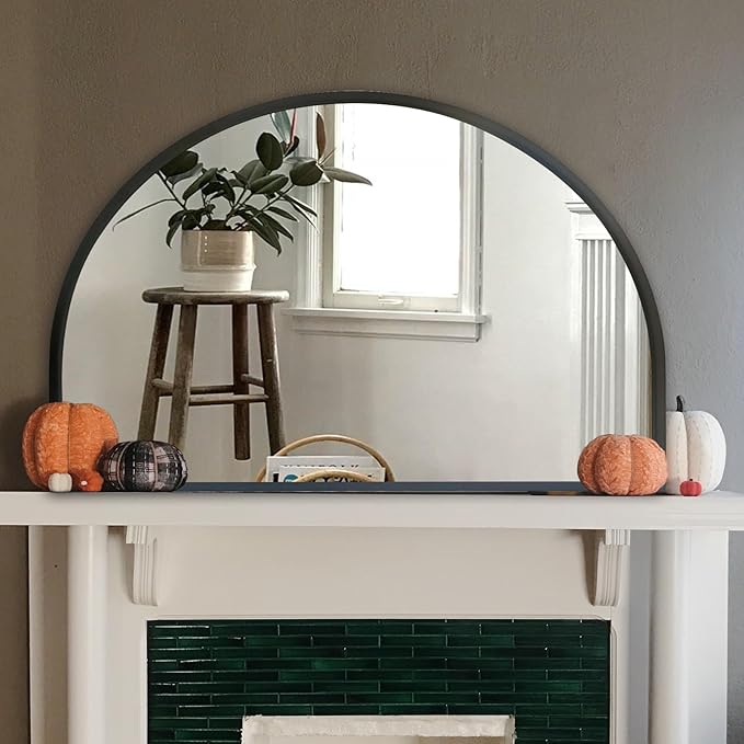 WAMIRRO Big Black Arched Mirror - Image 4