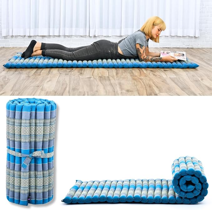 Leewadee - Foldable Floor Mattress - Japanese Roll Up Futon -Trifold Tatami by Leewadee