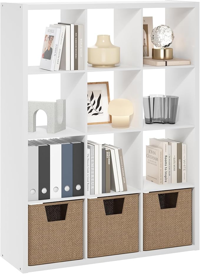 Furinno Cubicle Open Back Decorative Cube Storage Organizer by Furinno-FitsYourSpaceFitsYourBudget