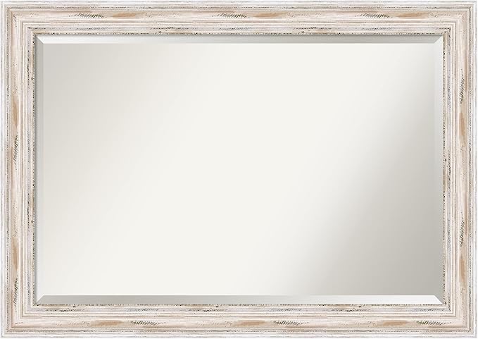 Amanti Art White Bathroom Mirror by AmantiArt