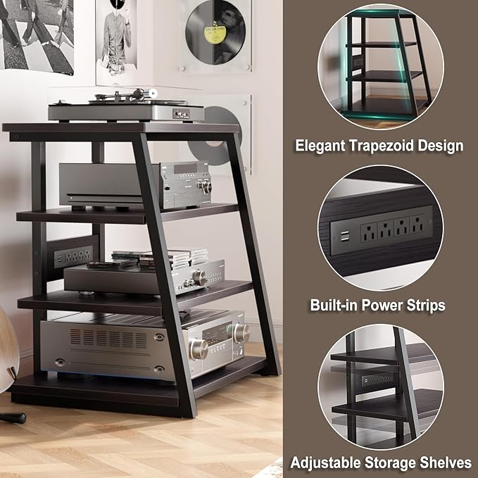 Armocity 4-Tier AV Media Stand - Image 5