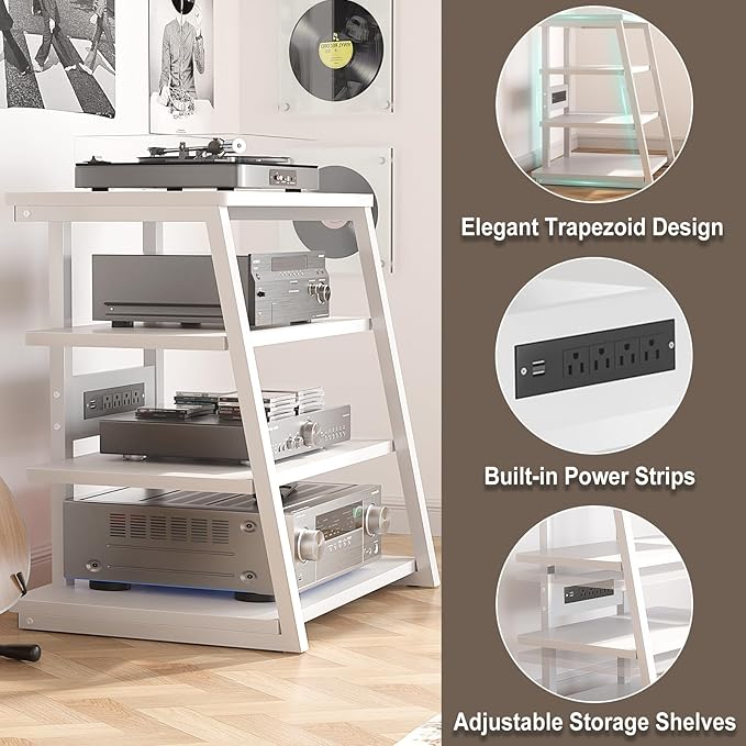 Armocity 4-Tier AV Media Stand - Image 4