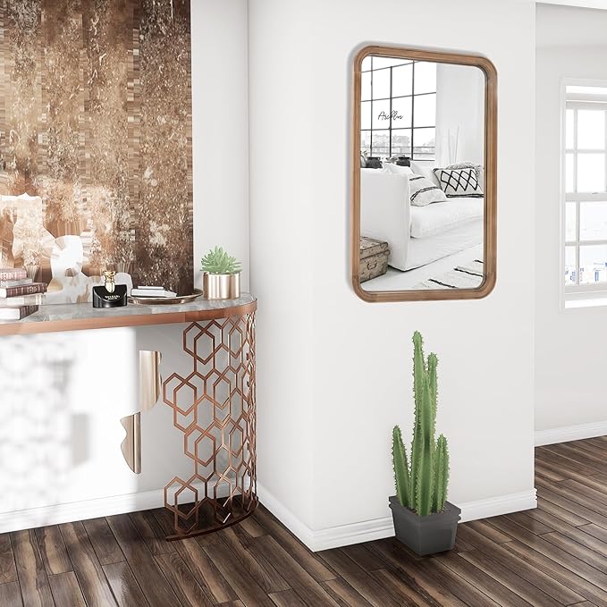 WallBeyond Wood Bathroom Mirror - Image 4