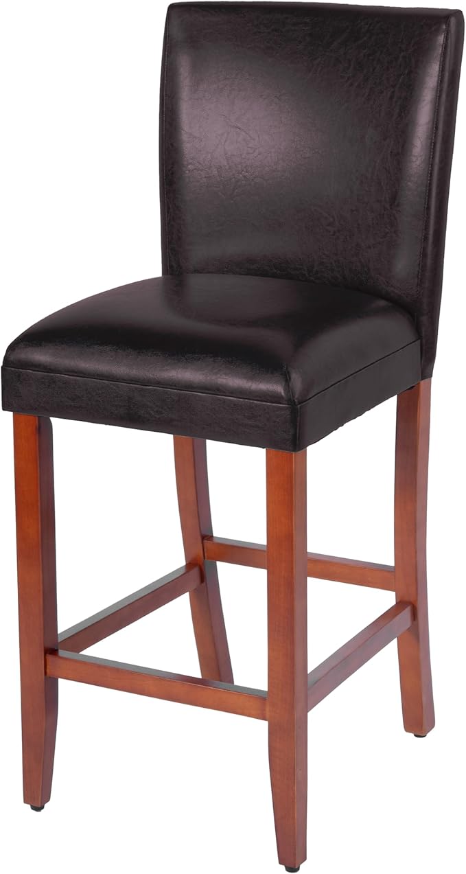 HomePop Home Decor | Classic Counter Height Bar Stools | 29 Inch Bar Stools | - Image 9