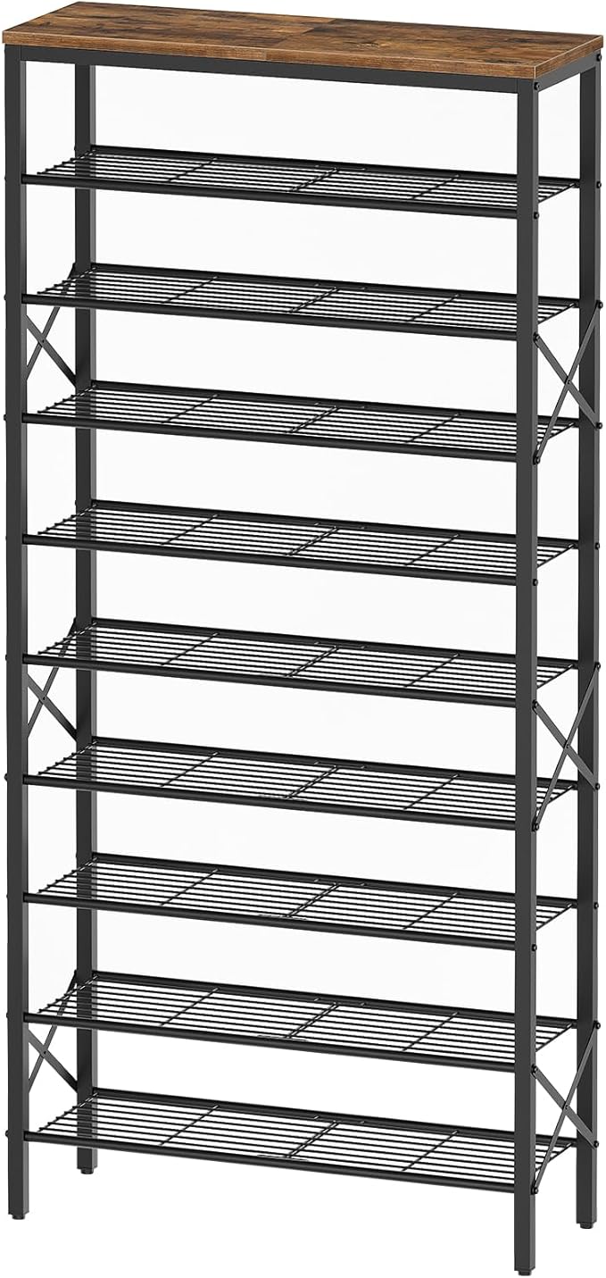 10 Tier Shoe Rack, Large Capacity Shoe Storage Organizer Holds 40 Pairs by Yatiney