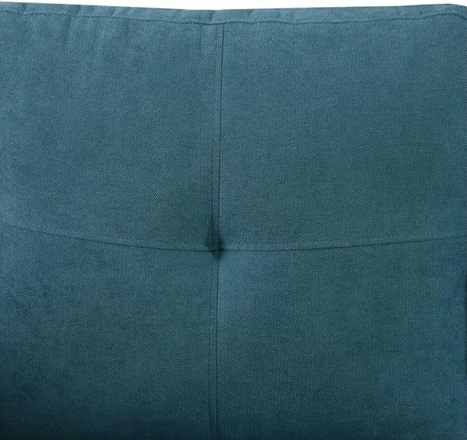 Green L-Shaped 3-Piece Flannel Sofa - Image 4