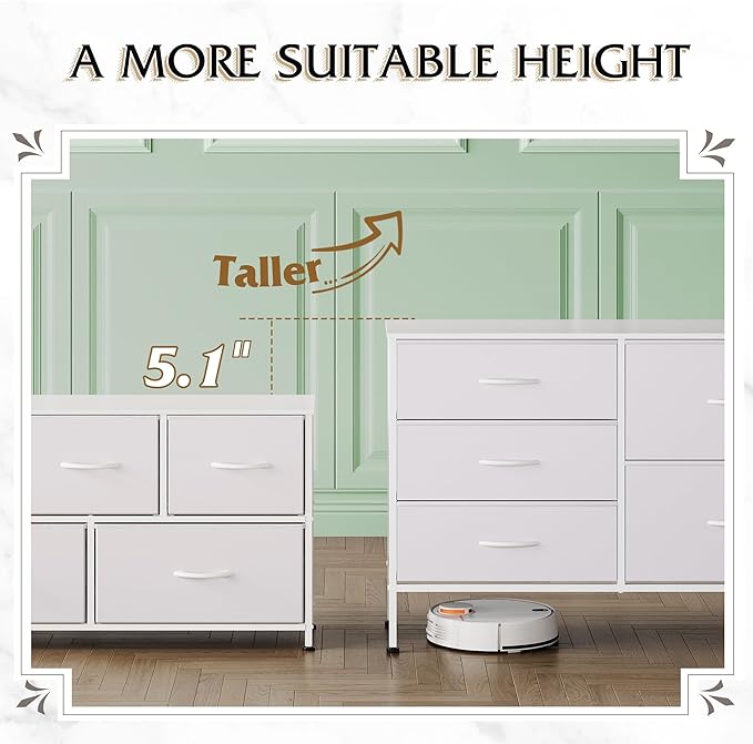 WLIVE White Dresser for Bedroom - Image 6