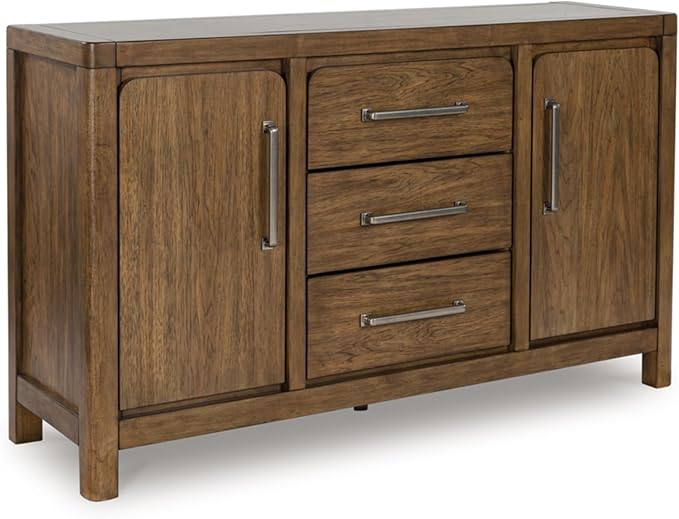 Signature Design by Ashley Cabalynn Farmhouse Glazed 2-Door Dining Server by SignatureDesignbyAshley