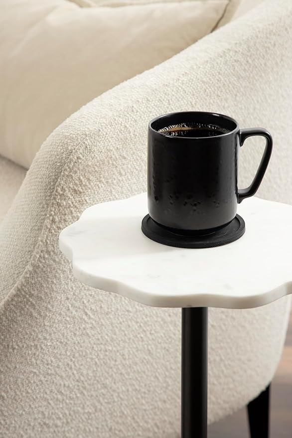 Kate and Laurel Sanzo Modern Pedestal Drink Table, Decorative End Table - Image 6