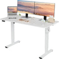Electric Standing Desk Adjustable Height, 55x24 Inches Sit Stand up Desktop by Unknown