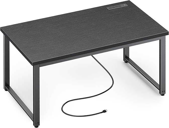 Huuger 48 x 24 inch Desk with Power Outlets & USB-C, Deeper & Thicker Desktop - Image 9