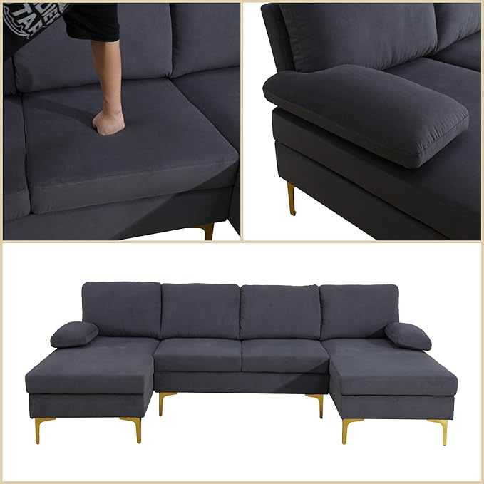 Modular Sectional Sofa, U Shaped Couch - Image 5