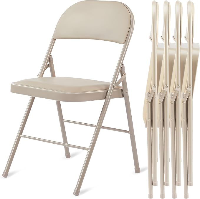 HealSmart 4 Pack Folding Chairs by HealSmart