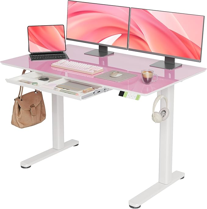 INNOVAR Glass Standing Desk by INNOVAR