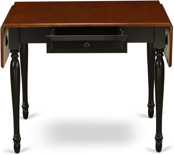 East West Furniture MZKE3-BCH-W 3 Piece Modern Dining Table Set Contains a - Image 10
