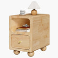 Solid Wood Night Stand, Narrow Night Stand by MVPSONAG