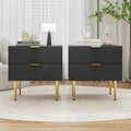 Set of 2 Nightstand, Bedside Table by SmartFENDEE