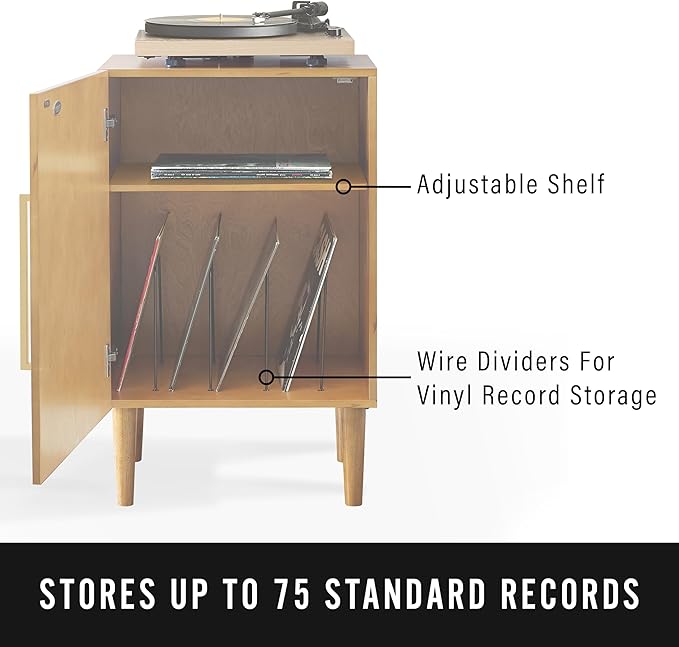 Crosley Furniture Everett Record Player Stand - Image 7