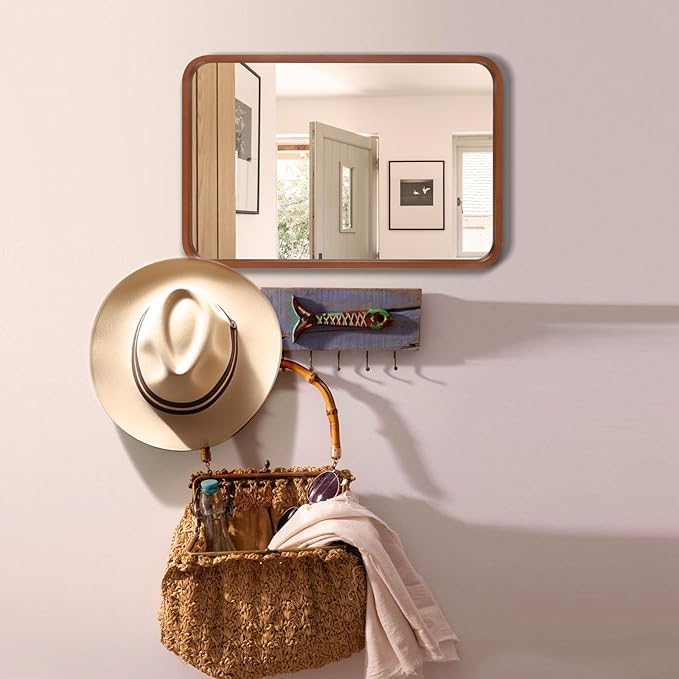 WallBeyond 18x24 Inch Wood Mirror - Image 8