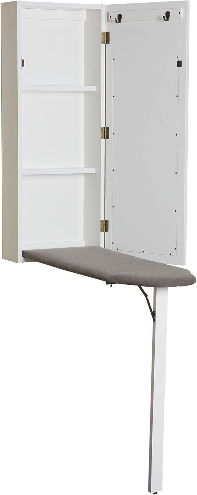 SEI Furniture Wall Mount Fold Ironing Center, 16 W x 7 D x 42 H - Image 4