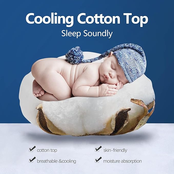 COONP California King Mattress Topper, Extra Thick Pillowtop, Cooling Plush - Image 3