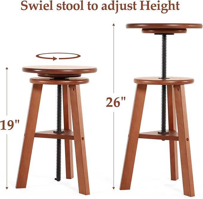 VISWIN Adjustable Drafting Stool - Image 3