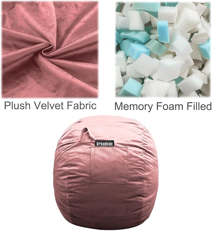 Bean Bag Chairs, Memory Foam Stuffing Bean Bag Chair - Image 2