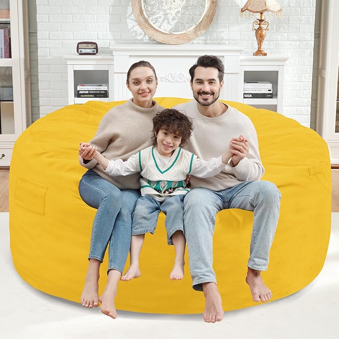 5FT Bean Bag Chair, Large Bean Bag Chairs - Image 2