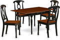 East West Furniture MZKE5-BCH-W 5 Piece Modern Dining Table Set Includes a by EastWestFurniture