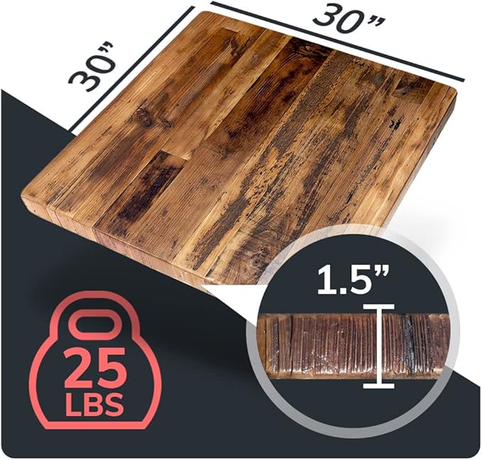 Reclaimed Wood Table Top - Image 2