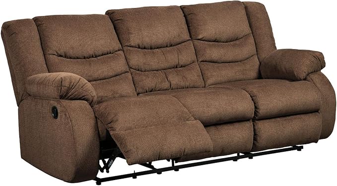 Signature Design by Ashley Tulen Upholstered Manual Pull-Tab Reclining Sofa - Image 4