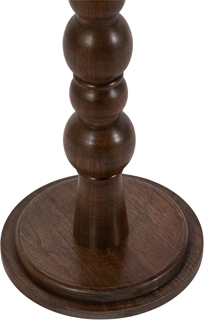 Kate and Laurel Wegner Traditional Wooden Round Side Table, 16 x 26, Elegant - Image 8
