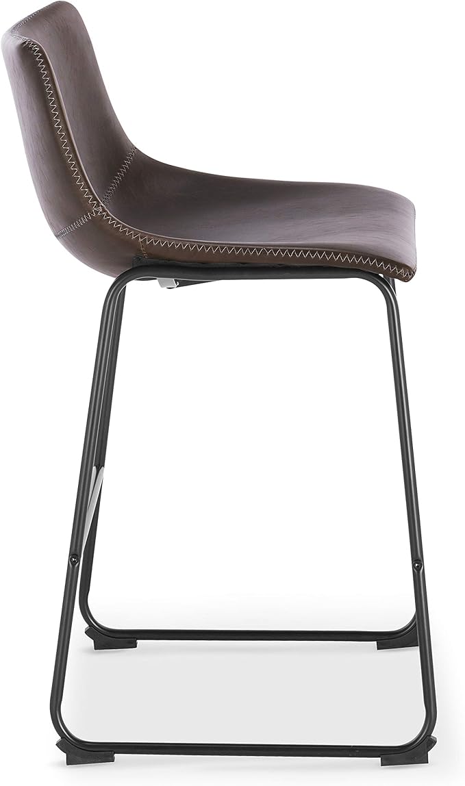 EdgeMod Brinley Counter Stool in Brown - Image 5