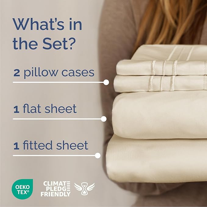 Cal King Size 4 Piece Sheet Set - Image 2