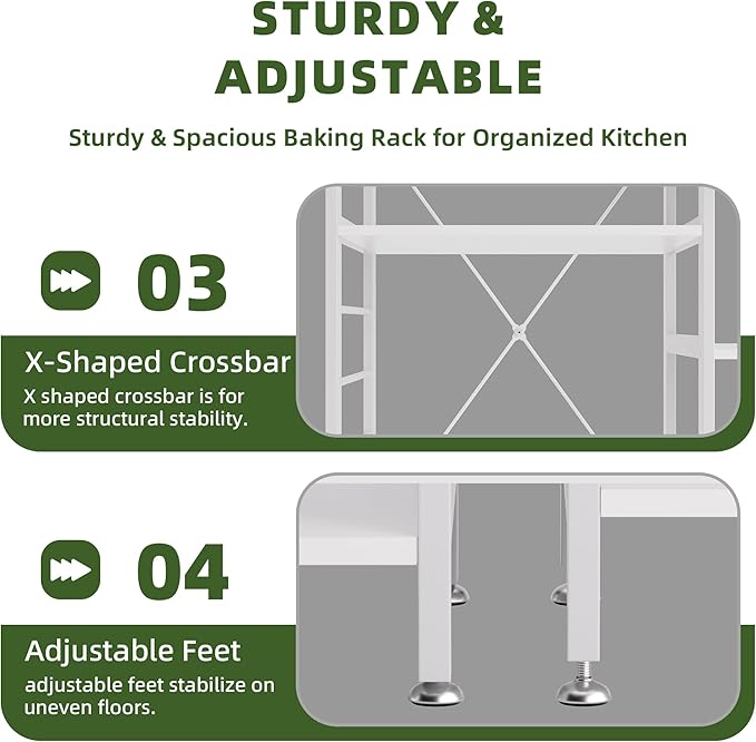Baker’s Rack, Microwave Oven Stand - Image 6