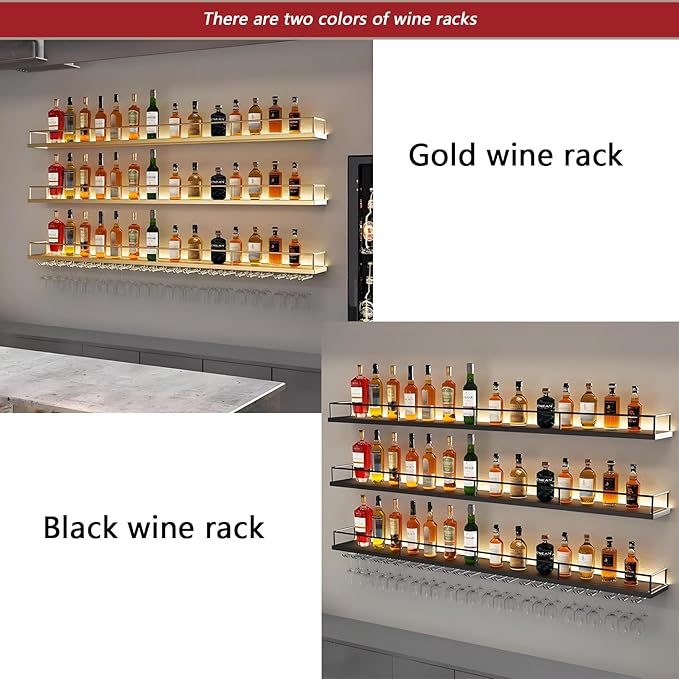Wall-Mounted Metal Wine Rack - Image 6