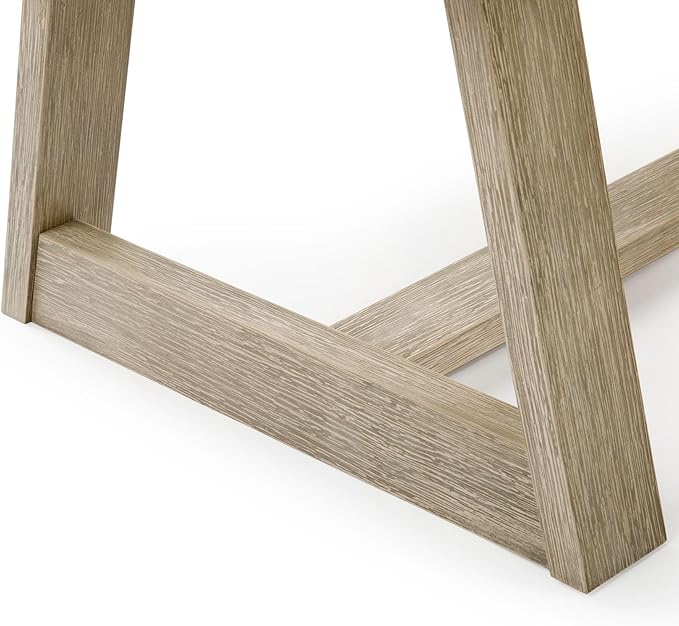 Plank+Beam Classic Rectangular Coffee Table, 40 Inch Farmhouse Coffee Table - Image 7