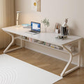 Extra Long Desk with Bookshelf by OSCHF
