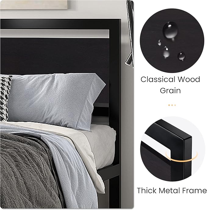 SHA CERLIN Full Size Bed Frame - Image 3