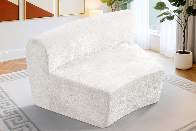 Homguava Modular Sectional Sofa, Memory Foam Couch Single Sofa Chair - Image 3