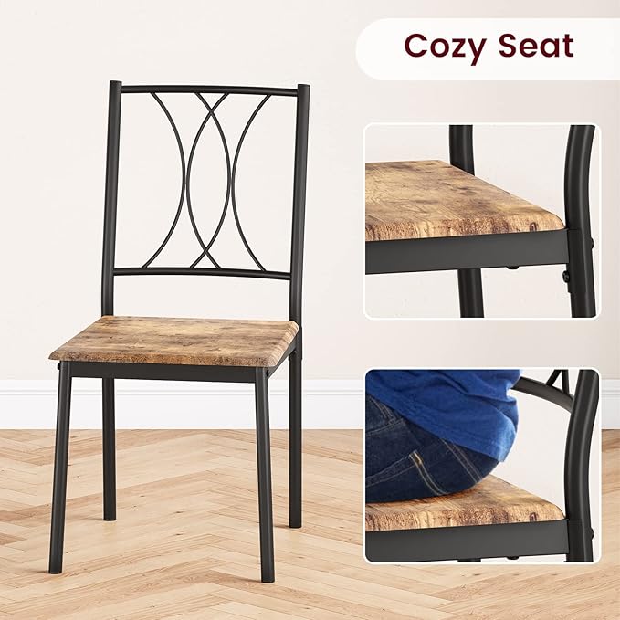 GAOMON Dining Table Set for 4, Rectangle Kitchen Table - Image 4