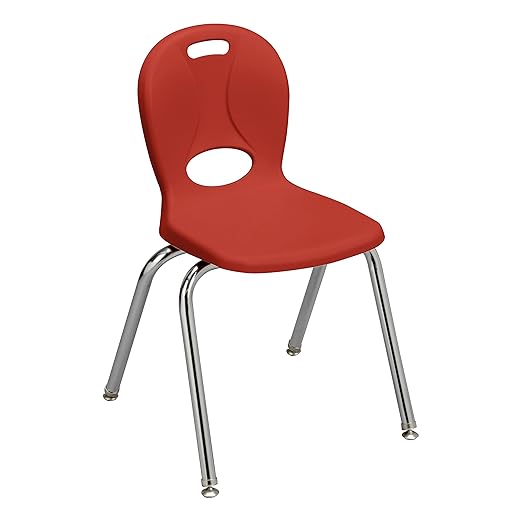 Learniture LNT-116-CSW-RD Learniture Structure Series Stackable School Chairs - Image 4