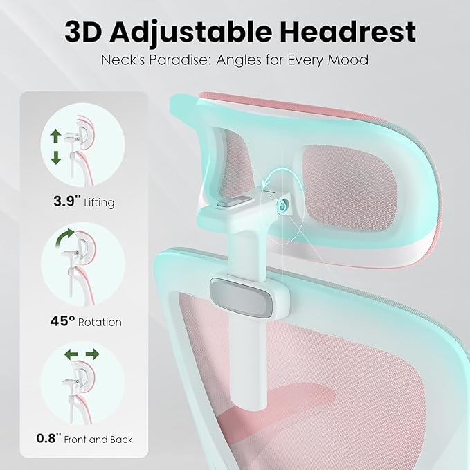 Ergonomic Office Chair, Comfy Home Office Chair High Back Computer Chair - Image 6