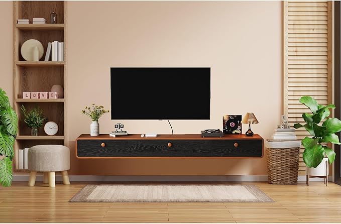 Minimalist 70'' Floating TV Stand - Image 7