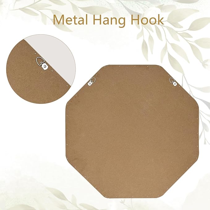 ULIKE Rattan Mirror for Wall, Bathroom 30 Inch Rustic Farmhouse Wall Decor - Image 3