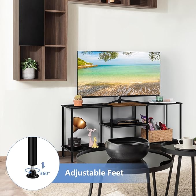 OYEAL 50 Inch TV Stands for Living Room Small Entertainment Center - Image 5