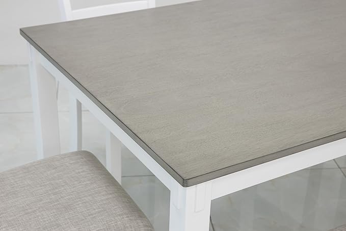 Signature Design by Ashley Stonehollow Modern Farmhouse Dining Table - Image 9