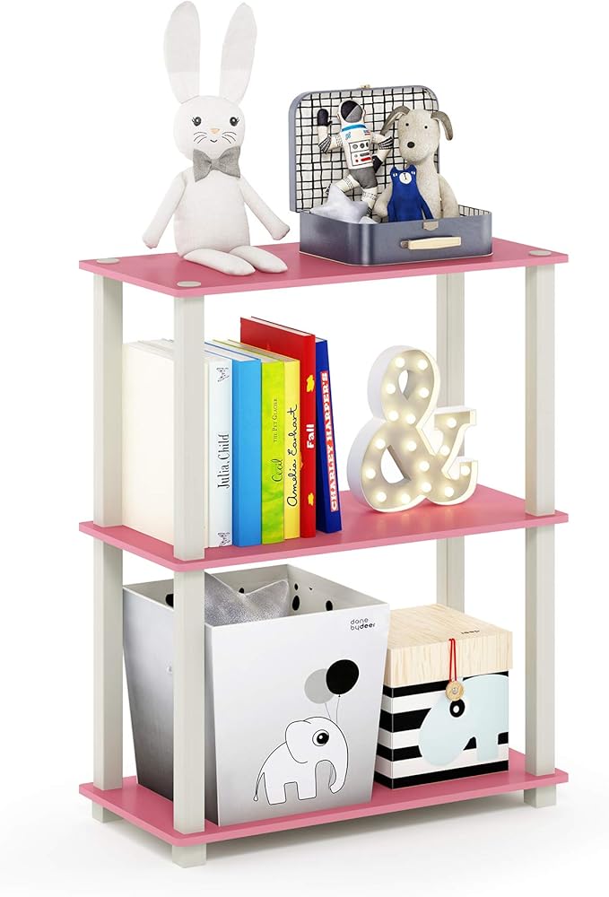 Furinno Turn-S-Tube 3-Tier Compact Multipurpose Shelf Display Rack by Furinno-FitsYourSpaceFitsYourBudget