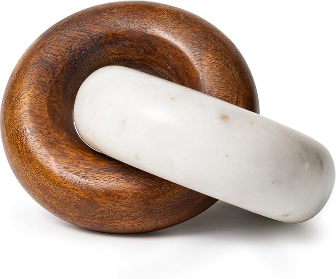 Cork & Mill Marble and Wood Knot Decor by CorkMill
